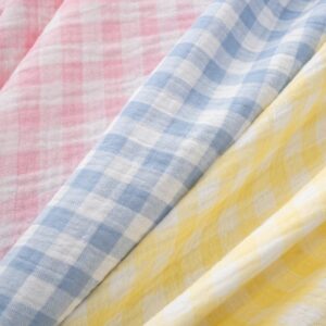 100% Cotton Double Gauze 100% Cotton Double Gauze Fabric, Baby Drool Bib Fabric, Loungewear & Pajama Fabric