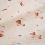 100% Cotton Double Gauze 100% Cotton Double Gauze Fabric, Baby Drool Bib Fabric, Loungewear & Pajama Fabric